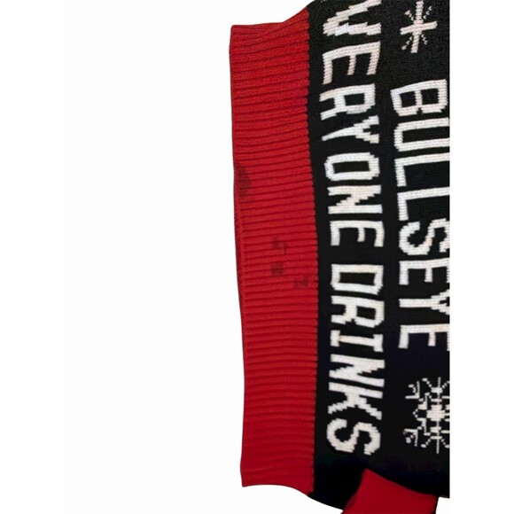 Tipsy Elves Ugly Xmas Sweater M “You Miss You Drink” Drinking Game - Picture 5 of 9